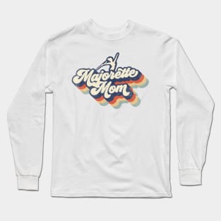 Retro Majorette Mom Mother's Day Long Sleeve T-Shirt